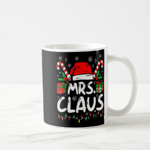 Mr And Mrs Claus Santa Hat Couples Family Christma Coffee Mug