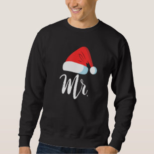 Mr And Mrs Clause Couples Matching Christmas Santa Sweatshirt