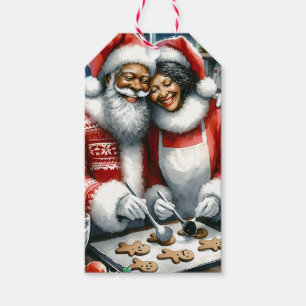 Mr and Mrs Clause Cute Christmas to and from Gift Tags