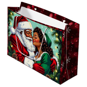 Mr and Mrs Clause Sweet Christmas  Large Gift Bag