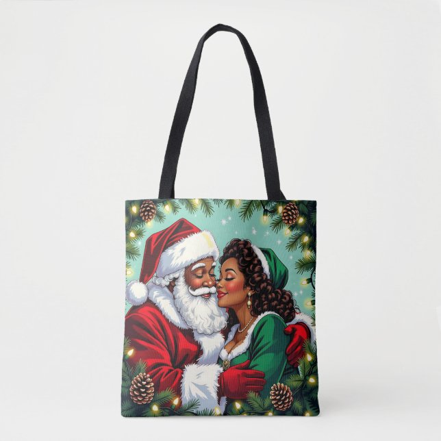 Mr and Mrs Clause Sweet Christmas  Tote Bag (Front)