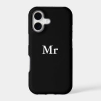 Mr and Mrs | elegant modern matching couple