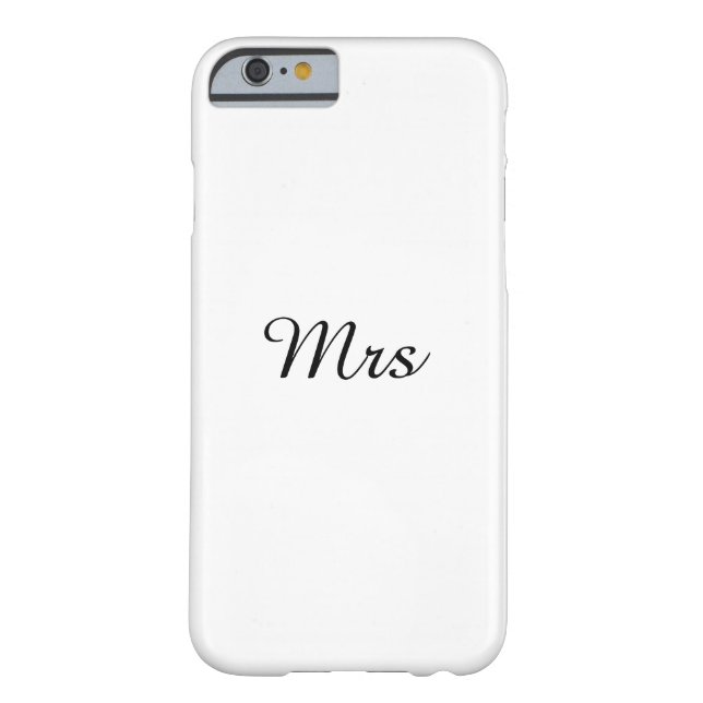 Mr and Mrs | elegant modern matching couple Case-Mate iPhone Case (Back)