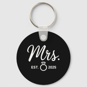Mr. And Mrs. Engagement Tees Just Married Wedding Key Ring