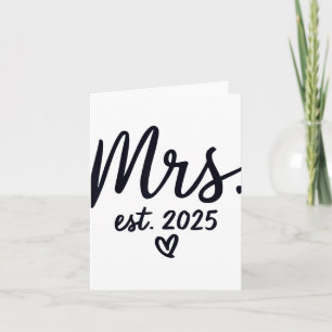 Mr. And Mrs. Engagement Tees Uni-adults Mr And Mrs Card