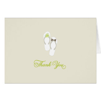 Mr And Mrs Flip Flops Green Daisies Beach Wedding