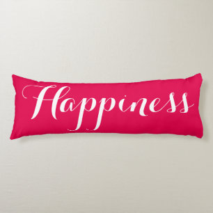 Mr. and Mrs. Happiness Red Body Pillow
