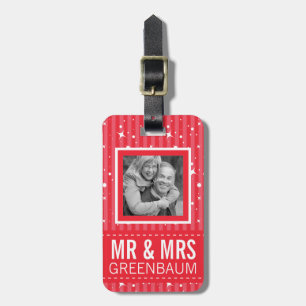 Mr and Mrs Holiday Travellers Vacation Luggage Tag