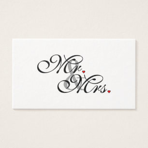 Mr. and Mrs. Husband Wife His Her Newly Weds