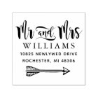 Mr and Mrs Modern Handwritten Script Wedding