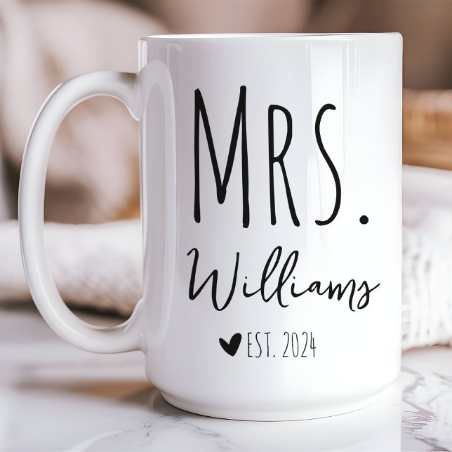 Mr and Mrs mug, Custom couple mug, Wedding mug (couple gift idea, Mr and Mrs gift, personalized wedding mug, custom anniversary mug, Valentine gift )
