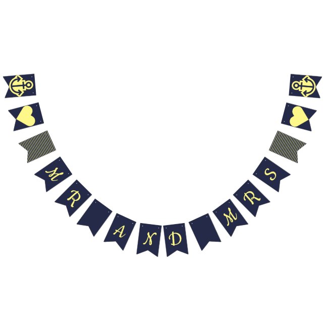 Mr and Mrs Nautical Bunting (All)