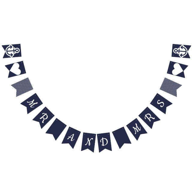 Mr and Mrs Nautical Bunting (All)