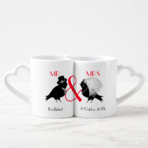 Mr And Mrs Newlywed Couple Personalised Wedding
