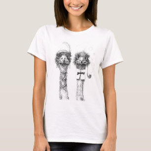 Mr. and Mrs. Ostrich T-Shirt