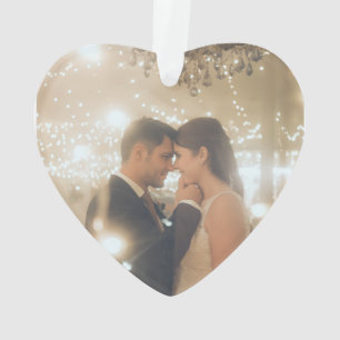 Mr and Mrs personalised photo  Ornament