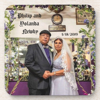 Mr. and Mrs. Philip R Newby   Beverage Coaster
