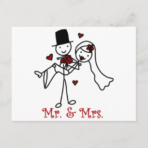 Mr And Mrs Postcard
