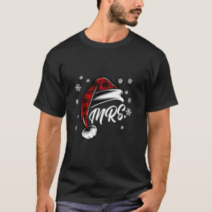 Mr And Mrs Santa Claus Christmas Couples Matching T-Shirt