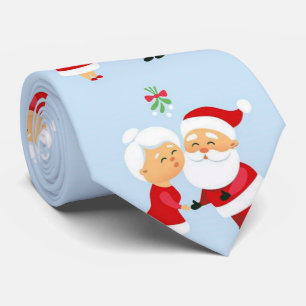 MR AND MRS SANTA CLAUS CHRISTMAS TIE