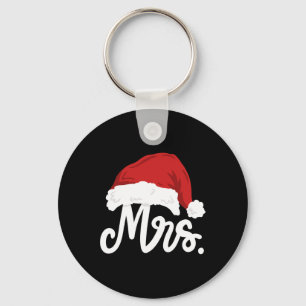Mr And Mrs Santa Claus Couples Matching Christmas  Key Ring
