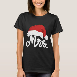 Mr And Mrs Santa Claus Couples Matching Christmas T-Shirt