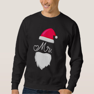 Mr And Mrs Santa Claus Pyjamas Couples Matching Ch Sweatshirt