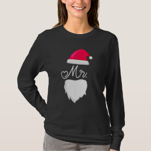 Mr And Mrs Santa Claus Pyjamas Couples Matching Ch T-Shirt