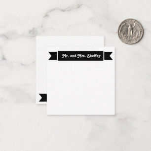Mr and Mrs Sheffey template Note Card