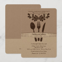 Mr. and Mrs. Utensils Rehearsal Dinner Party 