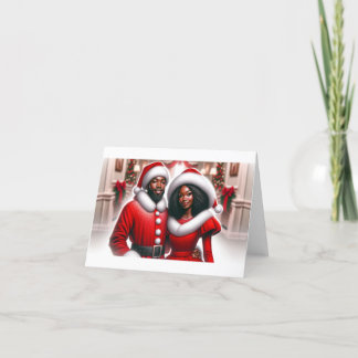 MR AND MS SANTA CLAUS  HOLIDAY CARD