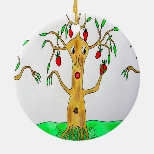 Mr Appletree Christmas Ornament (Back)