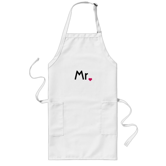 Mr apron - Mr and Mrs apron set (Front)