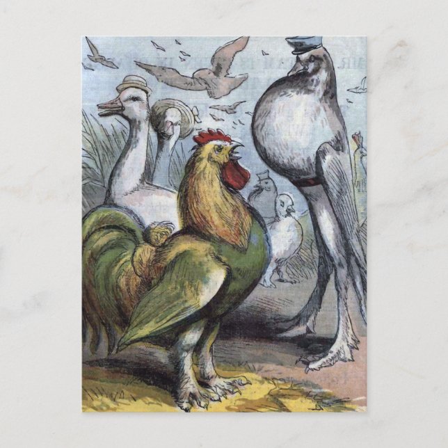"Mr. Bantam" Vintage Illustration Postcard (Front)