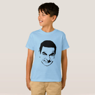 Mr. Bean Face Stencil Pop Art  T-Shirt
