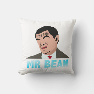 Mr Bean illustration Cushion