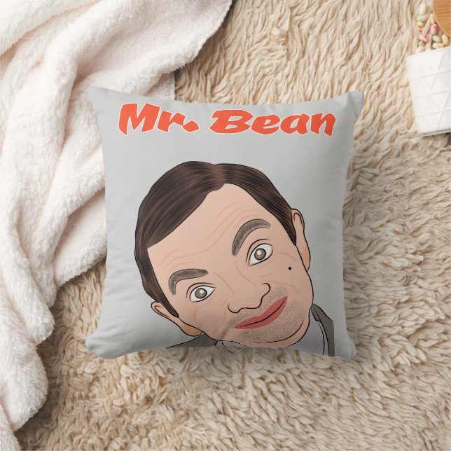 Mr. Bean (Rowan Atkinson) Fan Art Cushion (Blanket)