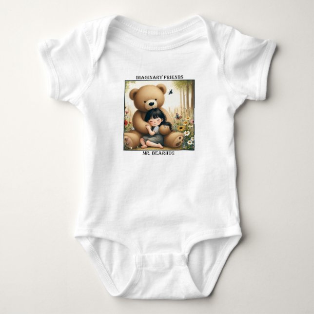 Mr. Bearhug Baby Bodysuit (Front)