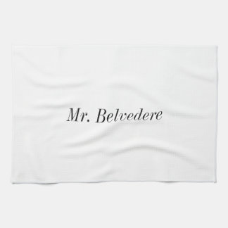 Mr. Belvedere Tea Towel