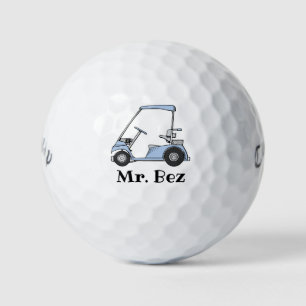Mr. Bez Golf Balls Blue