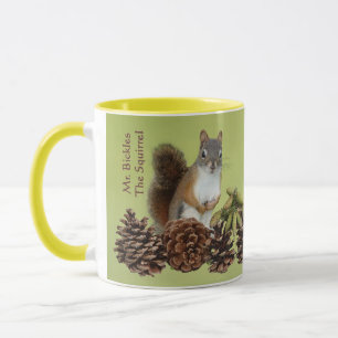 Mr. Bickles The Squirrel, 325 oz, dishwasher safe. Mug