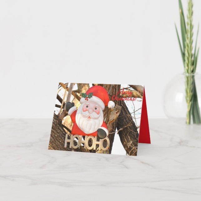 Mr. Bickles The Squirrel Christmas card (Front)