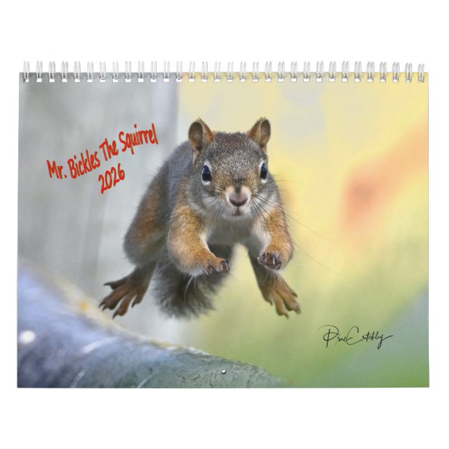 Mr. Bickles The Squirrel - medium calendar two pag (Cover)