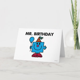 Mr. Birthday   Happy Birthday Balloon Card