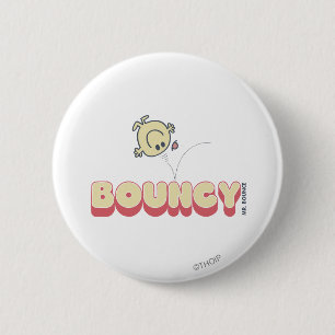 Mr. Bounce Bouncing On His Head 6 Cm Round Badge