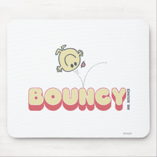 Mr. Bounce Bouncing On His Head Mouse Pad
