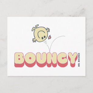 Mr. Bounce Bouncing On His Head Postcard