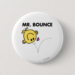 Mr. Bounce   Classic Pose 6 Cm Round Badge