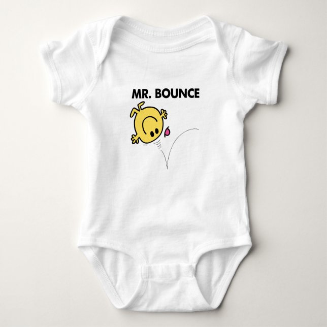 Mr. Bounce | Classic Pose Baby Bodysuit (Front)