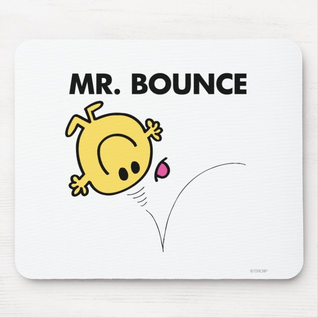 Mr. Bounce | Classic Pose Mouse Pad (Front)